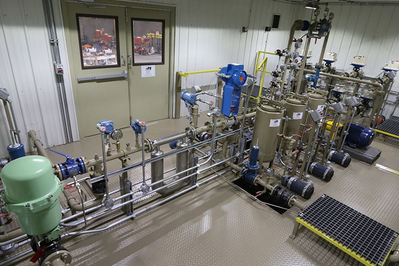 The Power Service LACT unit complies with the ANSI B 31.4 piping code, symbolizing industry-standard adherence. The Power Service LACT unit complies with the ANSI B 31.4 piping code, symbolizing industry-standard adherence.