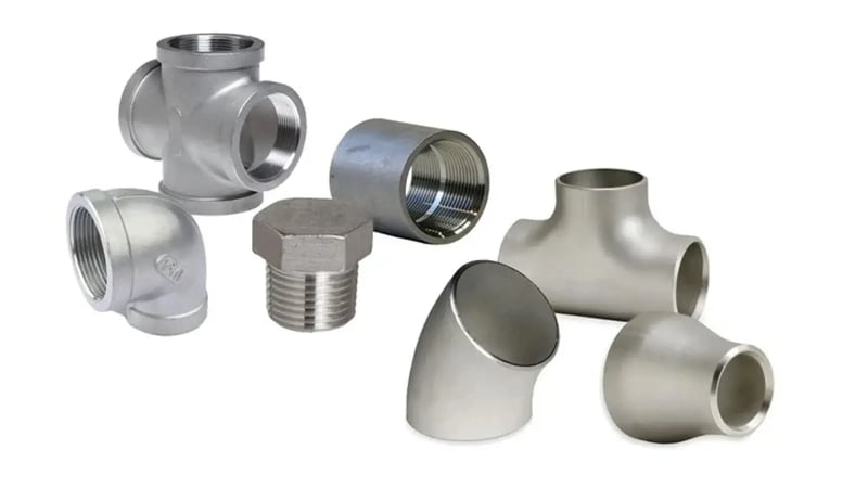 Variety of Stainless Steel and Alloy Steel Fittings Variety of Stainless Steel and Alloy Steel Fittings