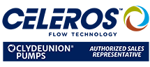 Logo for Celeros Flow Technology's ClydeUnion Pumps brand authorized sales representatives