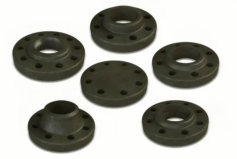 Industrial Flanges - Six Different Carbon Steel Flange Types Industrial Flanges - Six Different Carbon Steel Flange Types