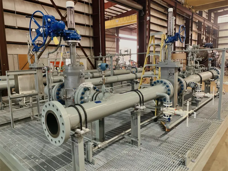 Assortment of engineered packages from Power Service, including vessels and modular solutions. Assortment of engineered packages from Power Service, including vessels and modular solutions.